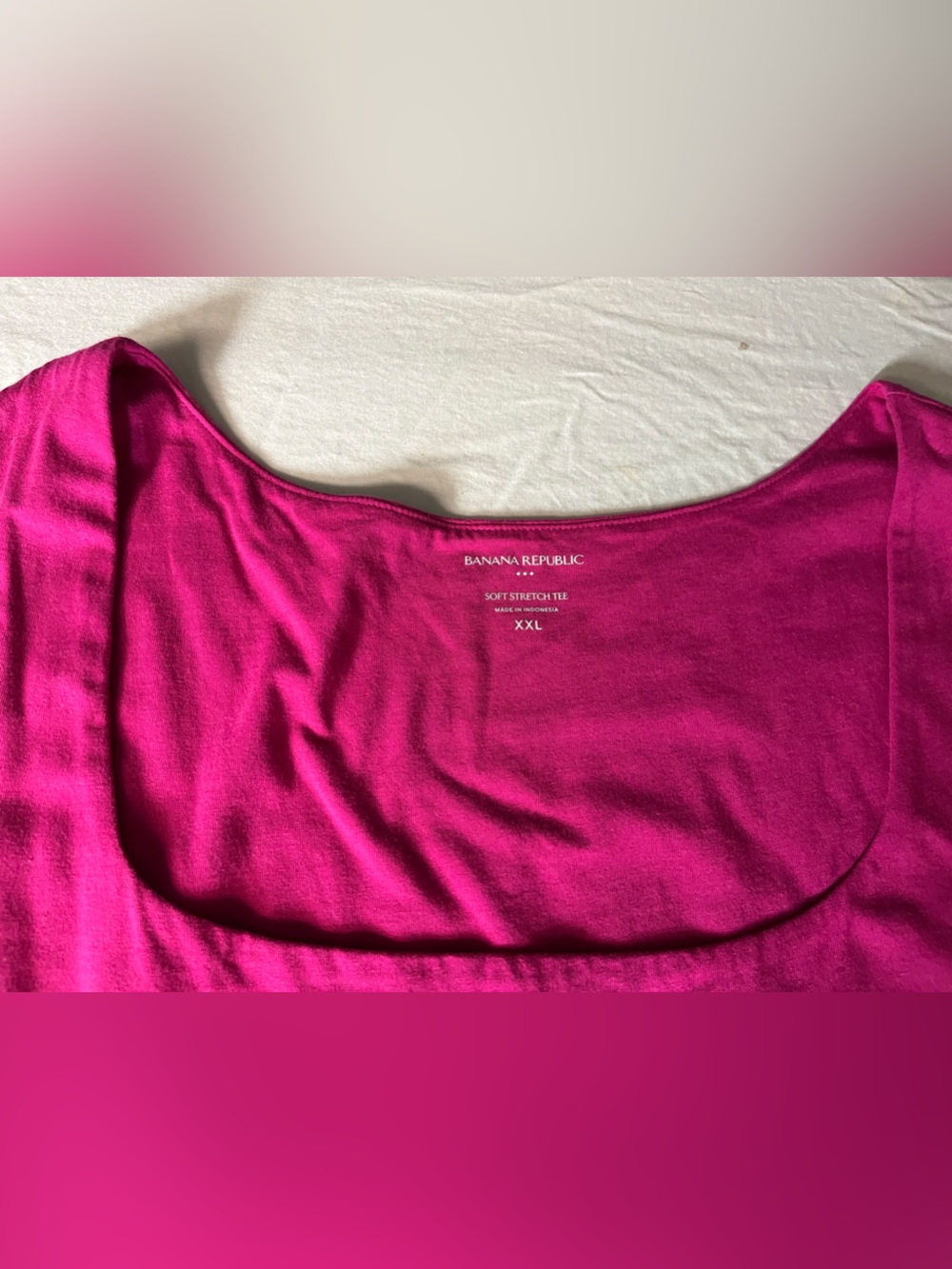 Banana Republic Bright Fuchsia Scoop Neck Tank